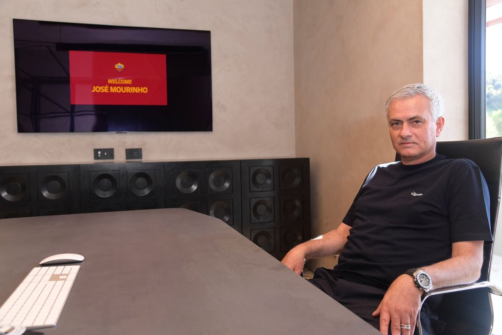 AS Roma New Coach Jose Mourinho Arrives In Rome