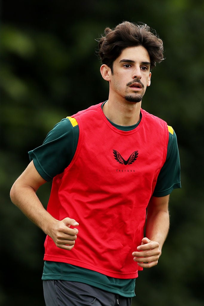Francisco Trincao First Training Session with Wolverhampton Wanderers