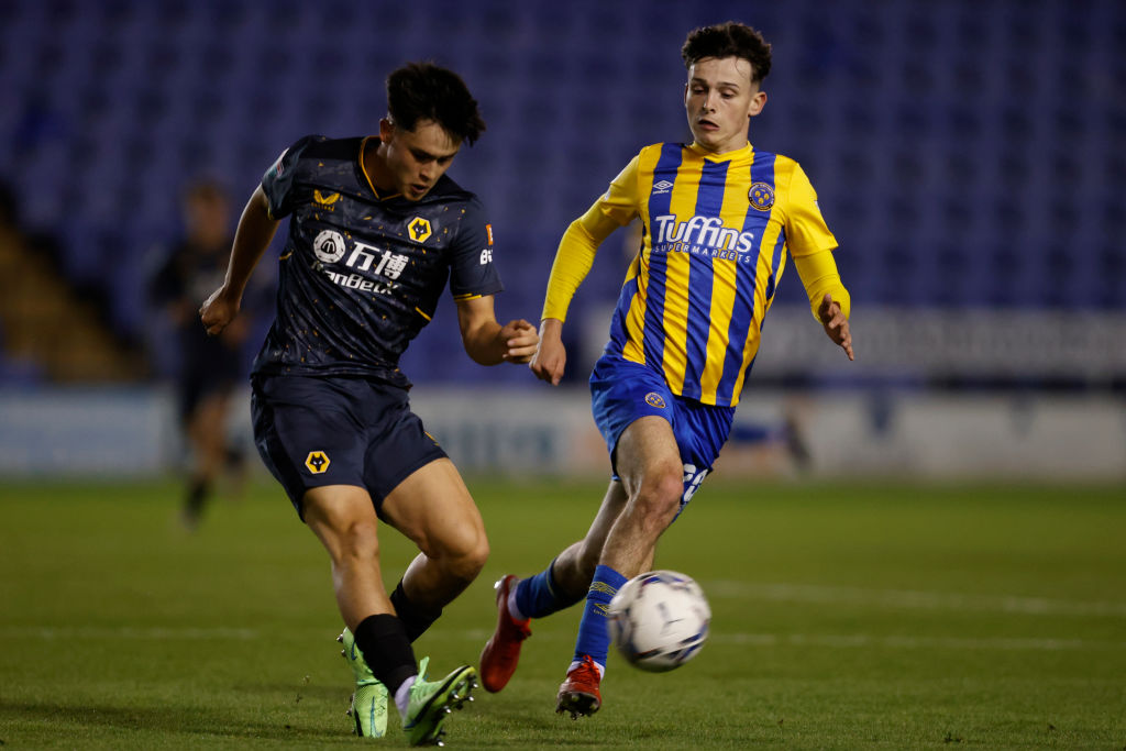 Shrewsbury Town v Wolverhampton Wanderers U21 - Papa John's Trophy