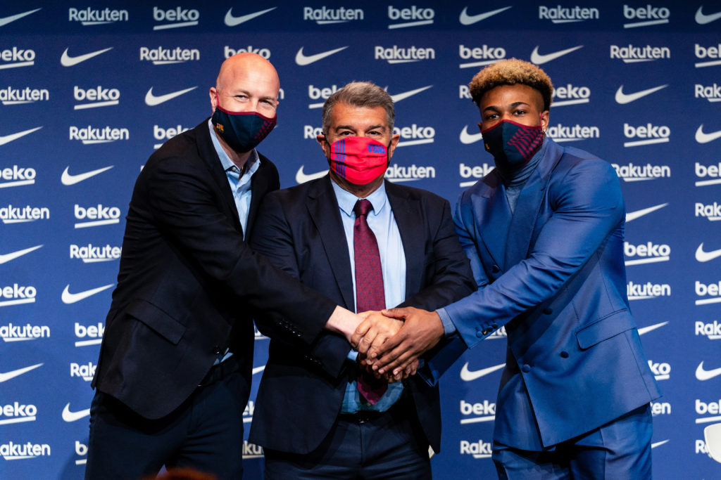 FC Barcelona Unveil New Player Adama Traore