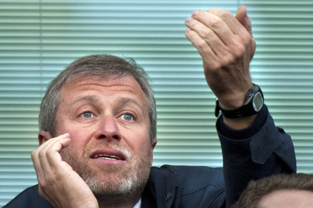Chelsea's Russian owner Roman Abramovic