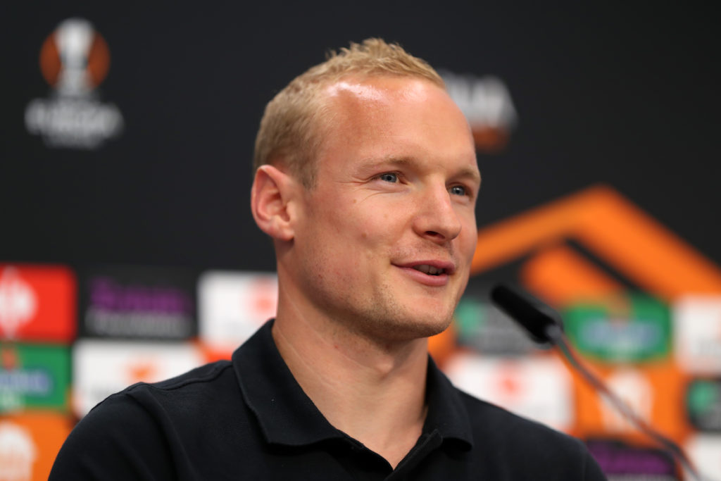 Eintracht Frankfurt Training Session And Press Conference - UEFA Europa League Final 2021/22