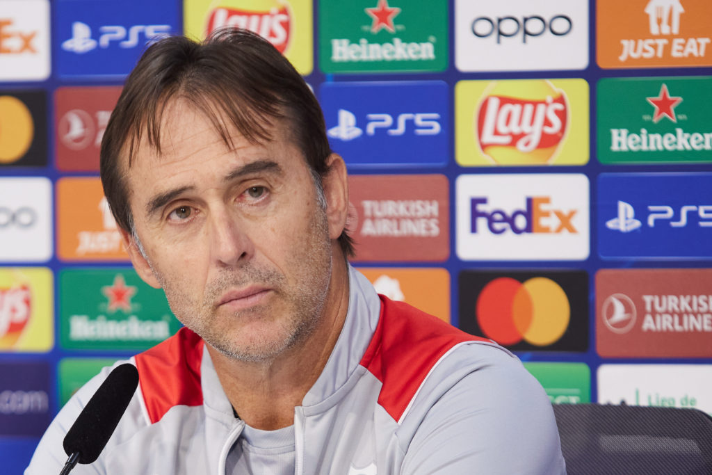 Press Conference Of Sevilla Fc - Uefa Champions League