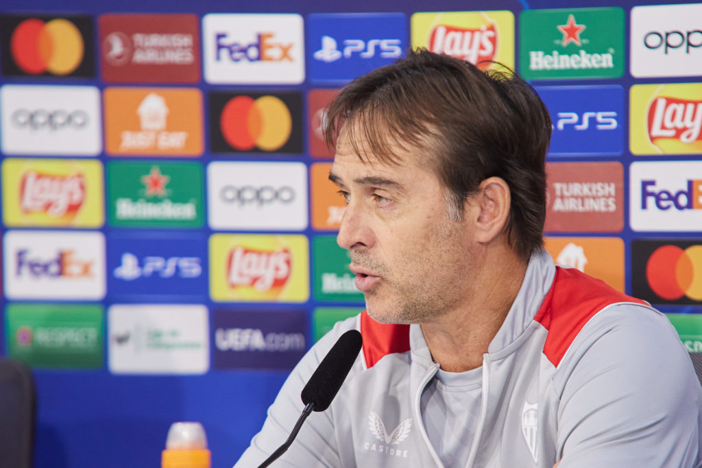 Press Conference Of Sevilla Fc - Uefa Champions League