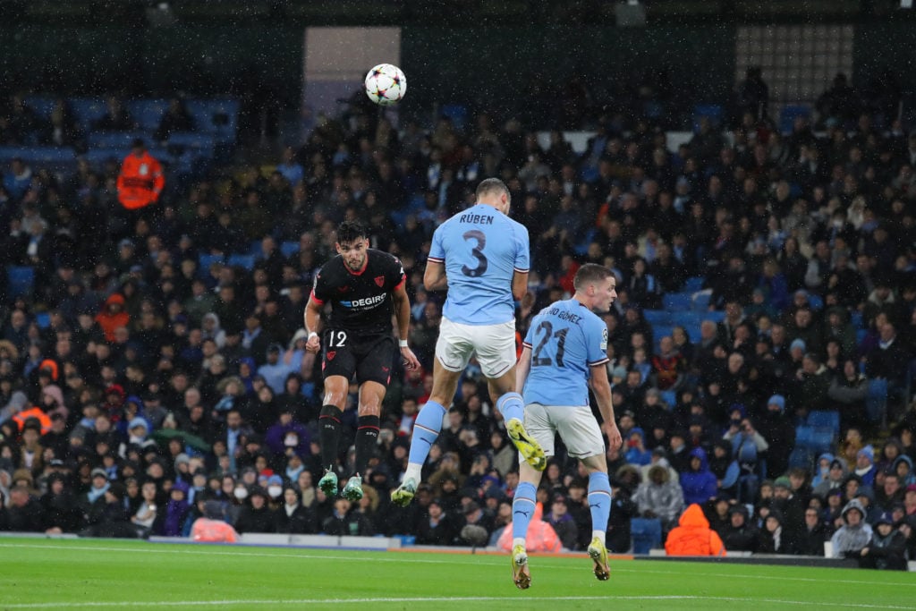 Manchester City v Sevilla FC: Group G - UEFA Champions League
