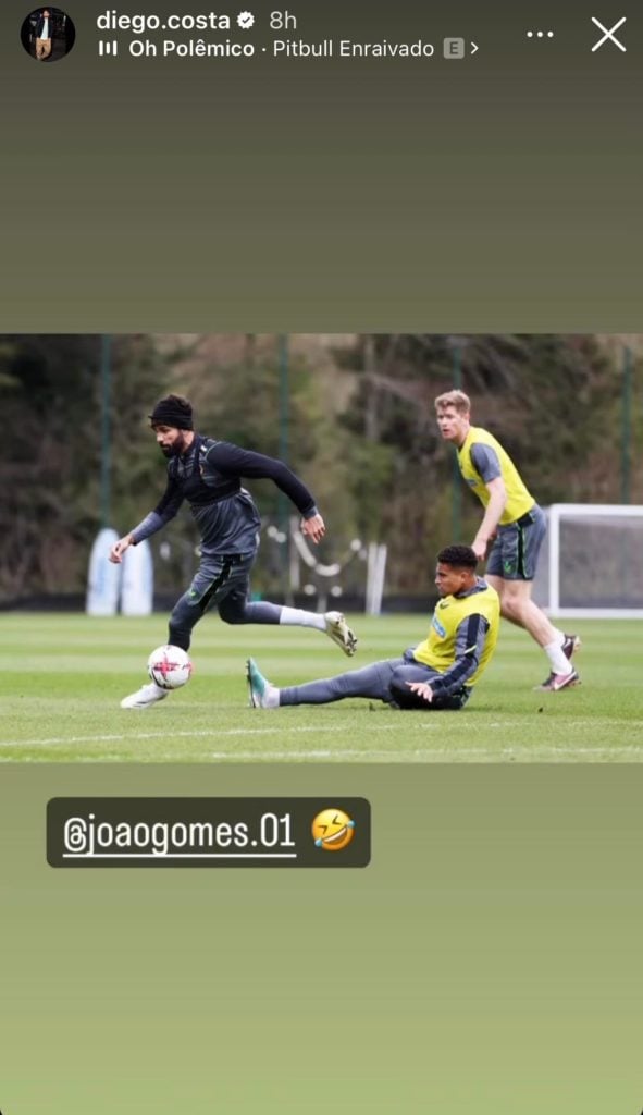 Diego Costa training
