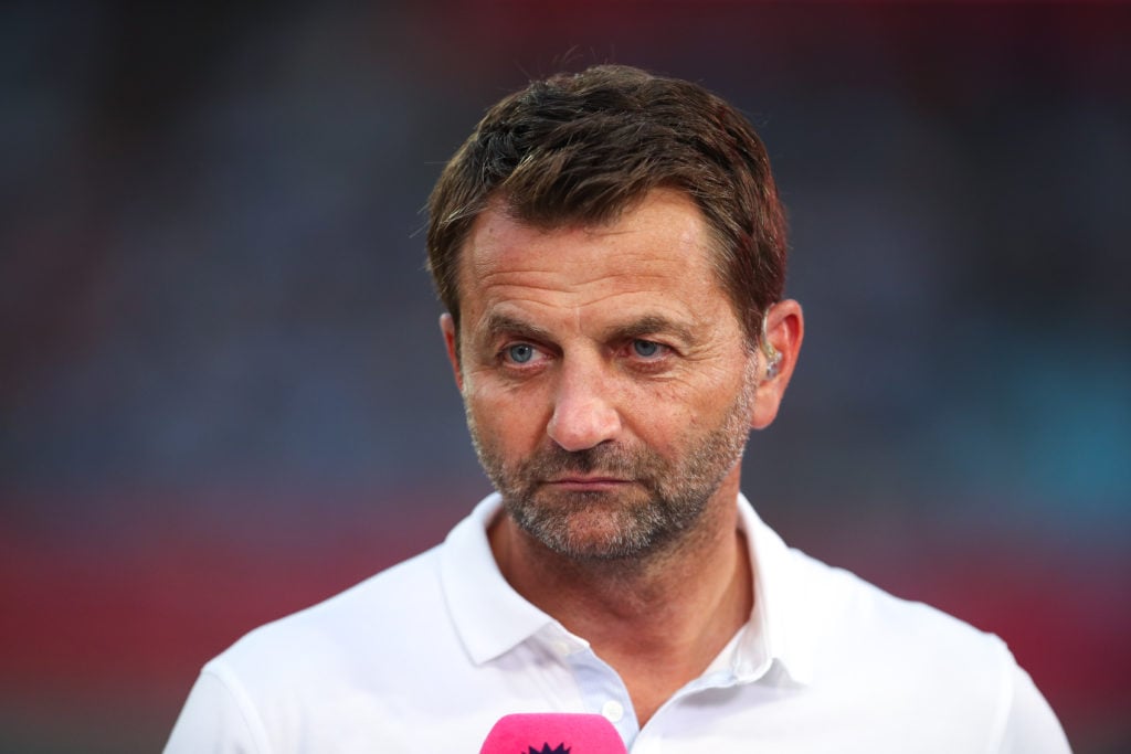 Tim Sherwood working as a pundit