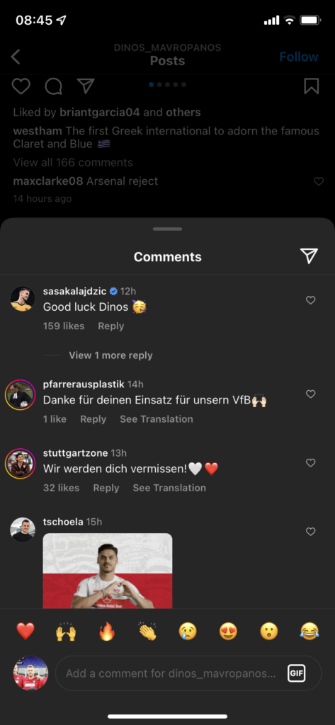 Kalajdzic Mavropanos Instagram