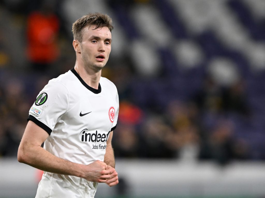 UEFA Conference League Play-offs First Leg 2023/24Royale Union Saint-Gilloise v Eintracht Frankfurt