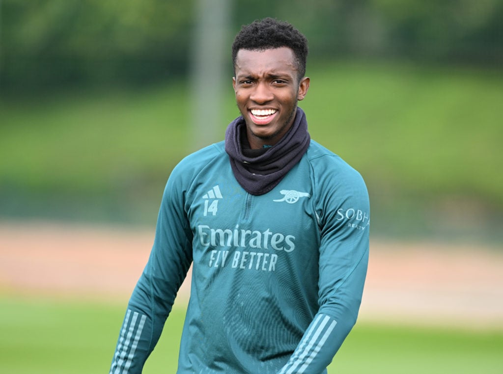 Arsenal FC Training Session And Press Conference - UEFA Champions League 2023/24