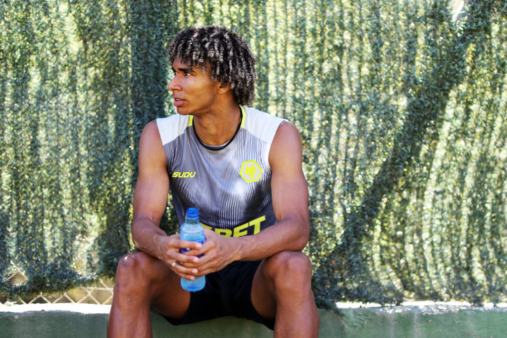 Pedro Lima of Wolverhampton Wanderers during a pre-season training session on July 10, 2024 in Marbella, Spain.