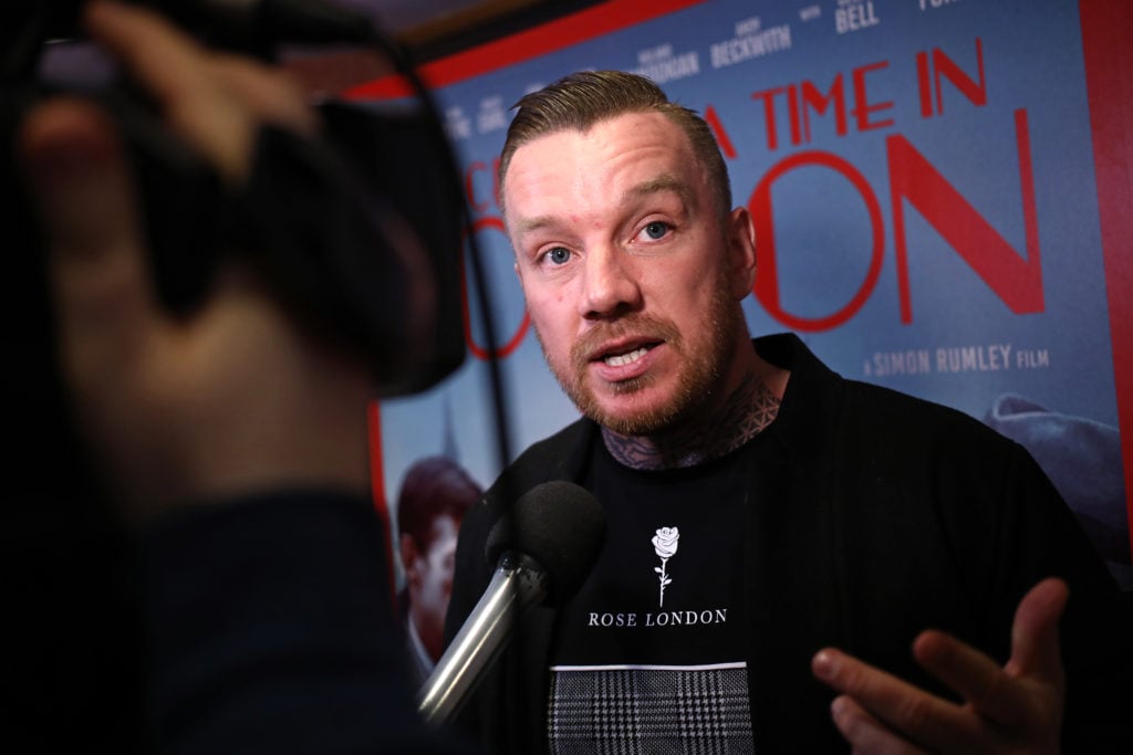 Jamie O'Hara attends the "Once Upon A Time in London" world