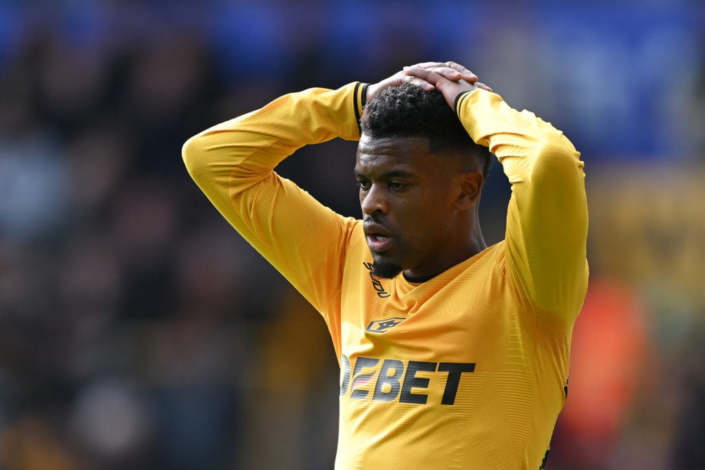 Nelson Semedo during Wolverhampton Wanderers FC v Manchester City FC