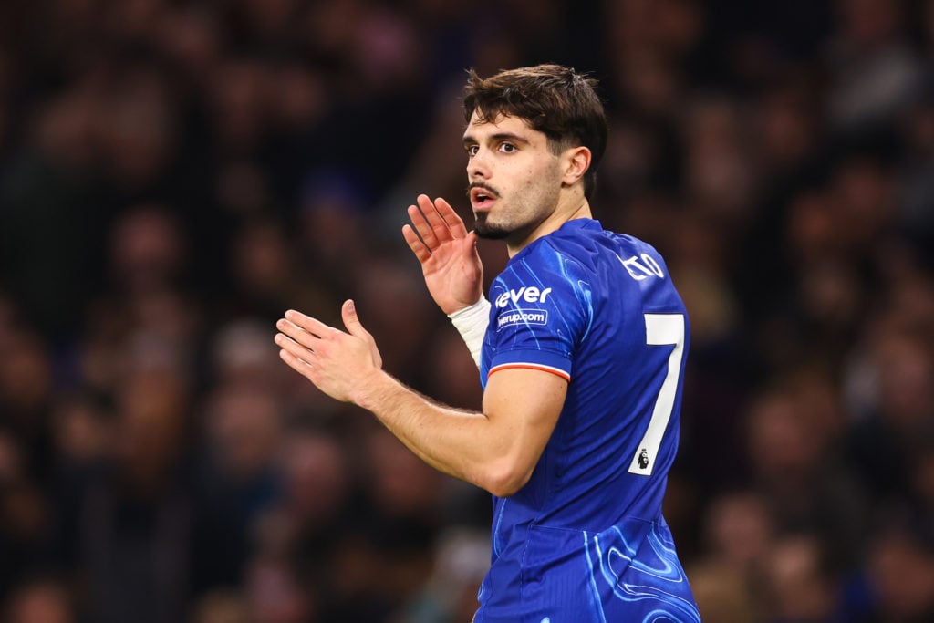 Pedro Neto playing for Chelsea