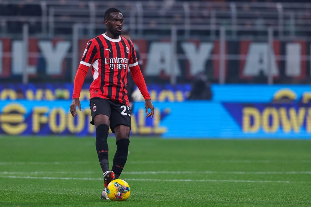 Fikayo Tomori of AC Milan seen in action during Coppa Italia