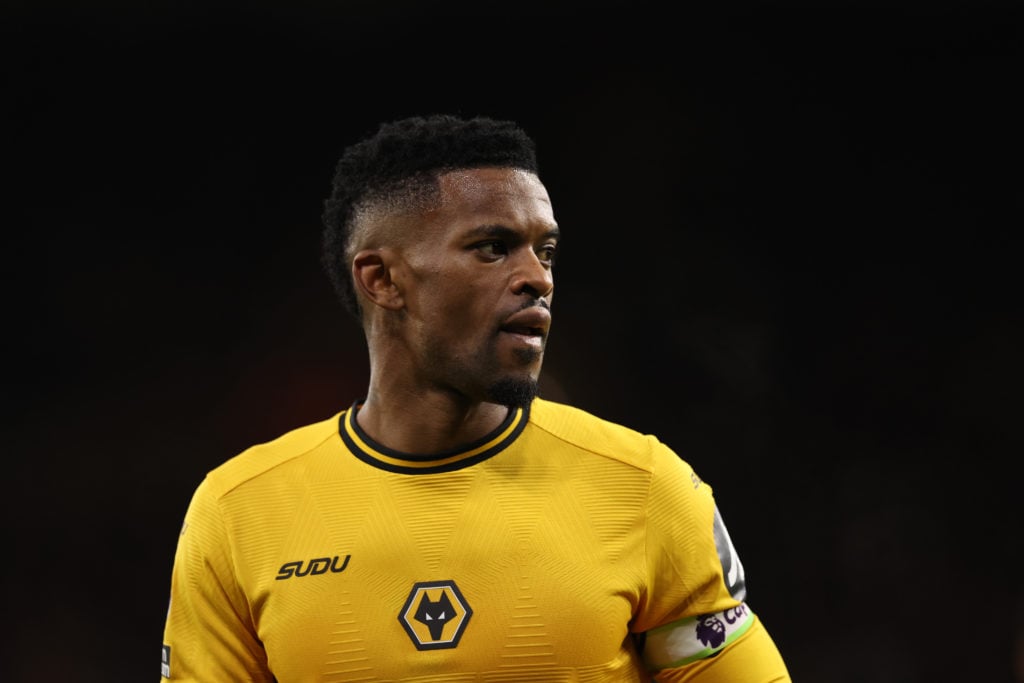 Nelson Semedo playing for Wolves.