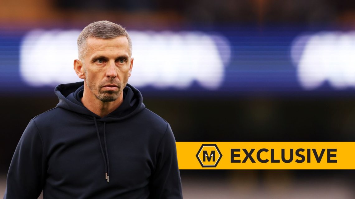 Gary O'Neil, head coach of Wolverhampton Wanderers looks on ahead of the Premier League match between Wolverhampton Wanderers FC and AFC Bournemout...