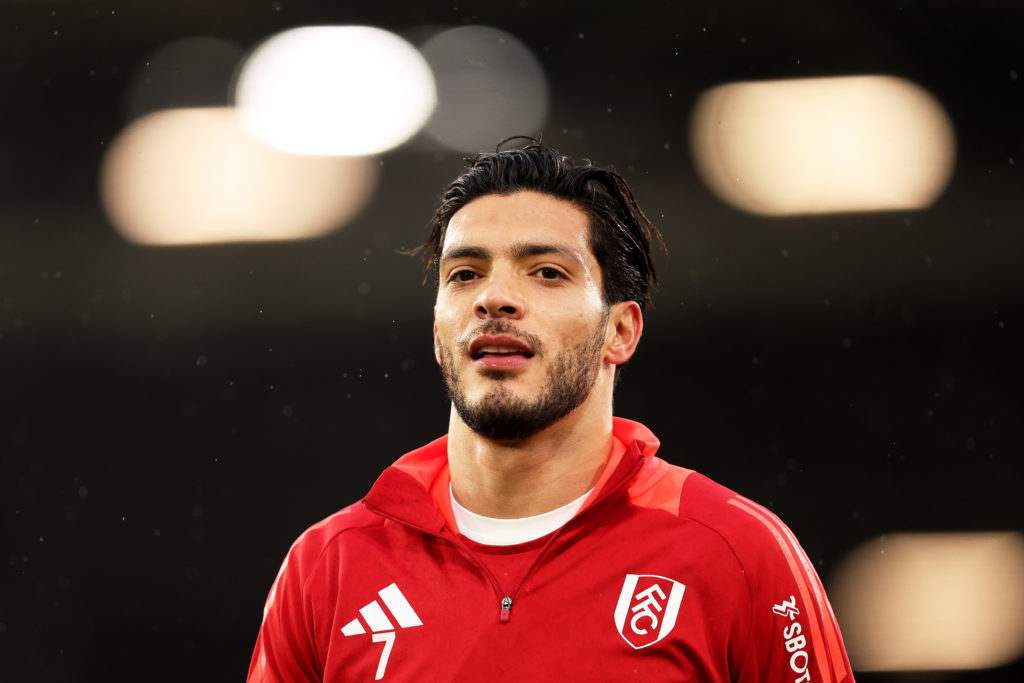 Raul Jimenez in a Fulham training top.
