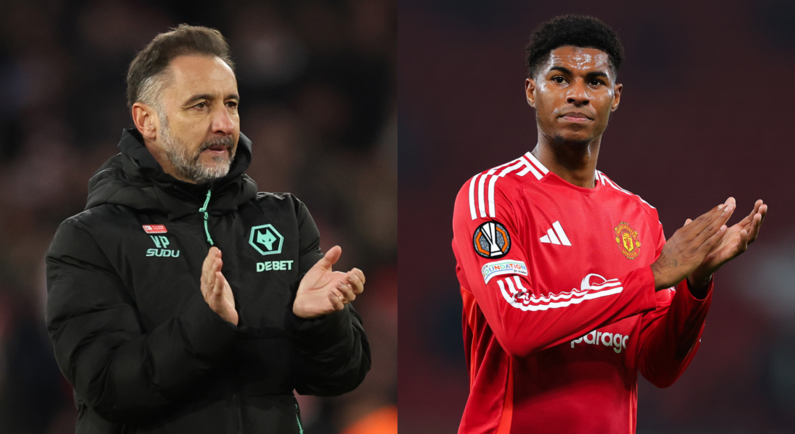 Vitor Pereira (L) - (Photo by Catherine Ivill - AMA/Getty Images) Marcus Rashford (R) - (Photo by James Gill - Danehouse/Getty Images) Created on C...