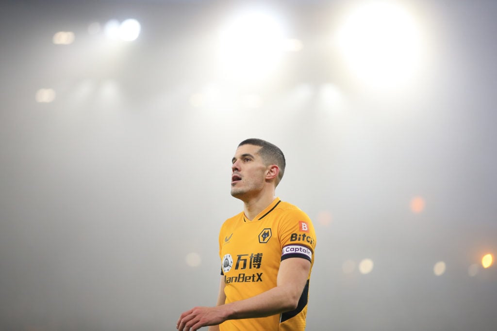 Conor Coady captaining Wolves.