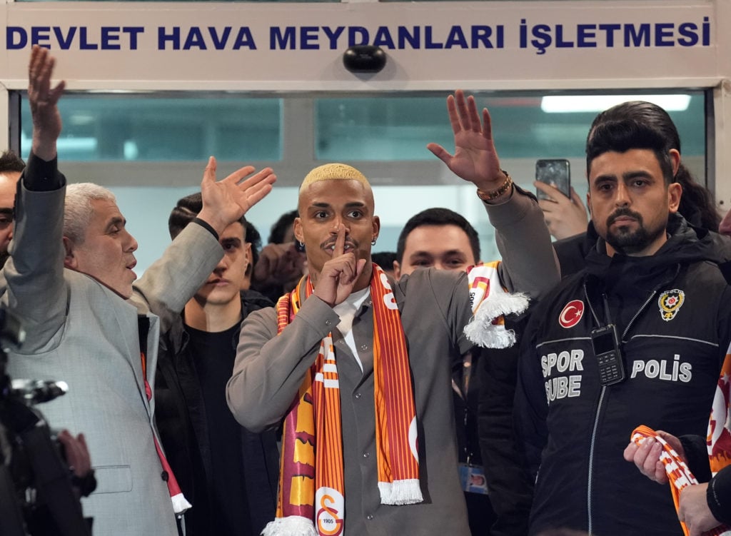 Gabonese footballer Mario Lemina arrives in Istanbul
