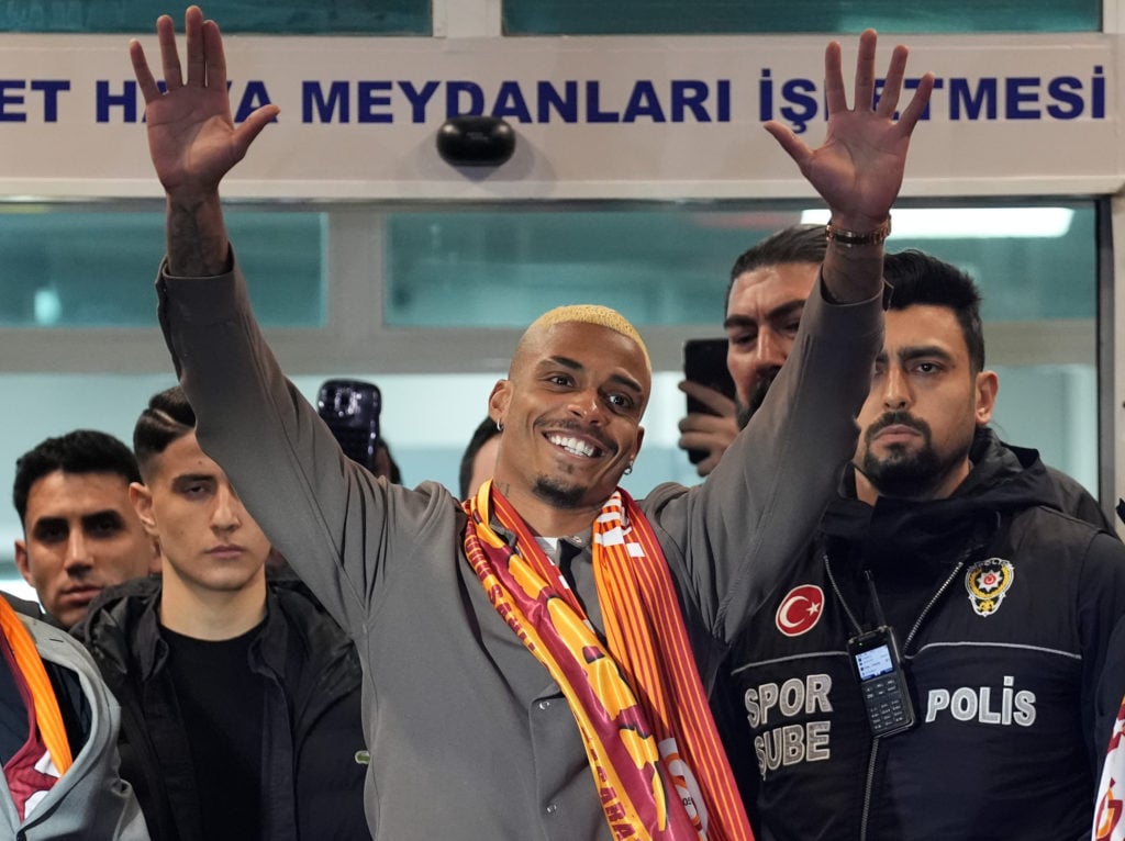 Gabonese footballer Mario Lemina arrives in Istanbul