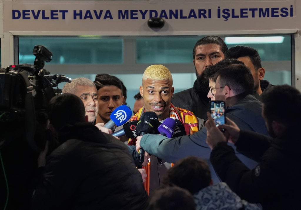 Gabonese footballer Mario Lemina arrives in Istanbul
