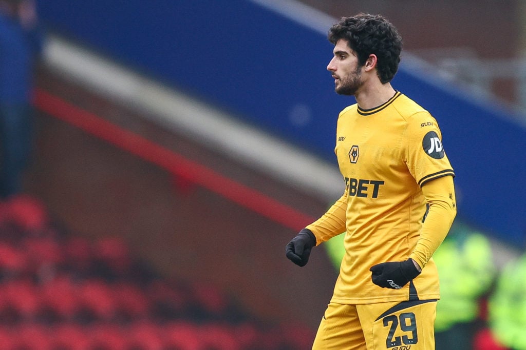 Goncalo Guedes during Blackburn vs Wolves