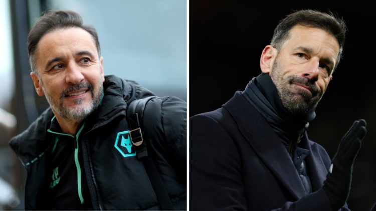 Split image of Vitor Pereira and Ruud van Nistelrooy