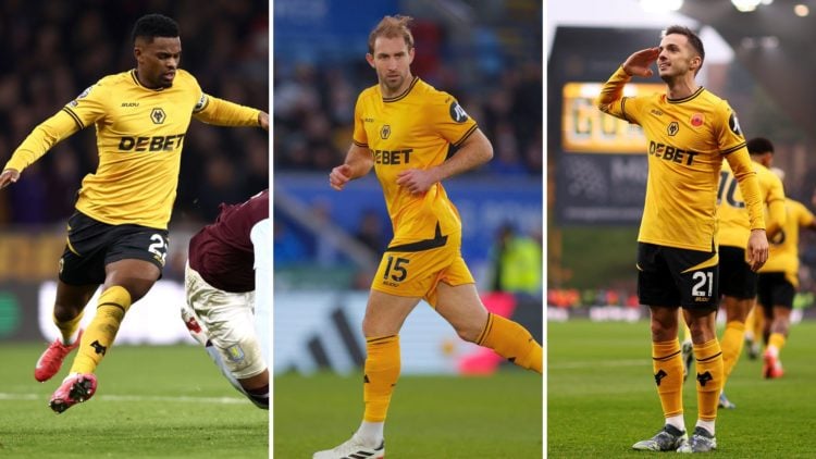 Split image of Nelson Semedo, Craig Dawson and Pablo Sarabia