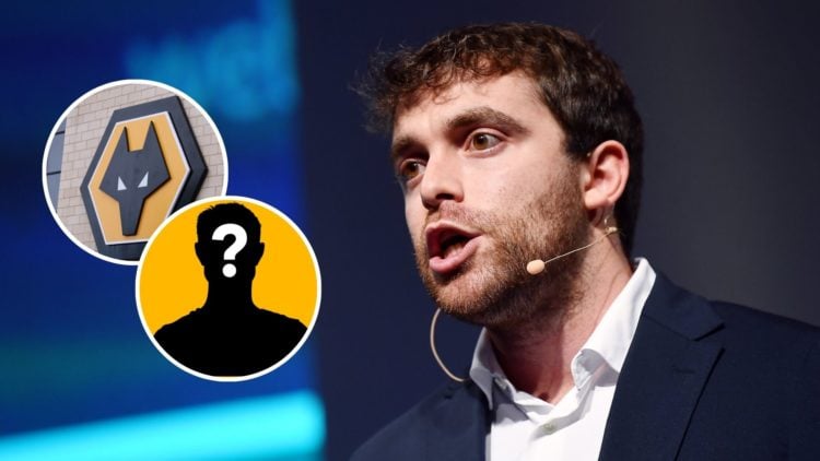 Main image of Fabrizio Romano, Football Journalist, on the SportsTrade Stage during day one of Web Summit 2021 with insets of Wolverhampton Wandere...