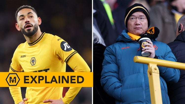 A split image of Matheus Cunha (left) and Fosun (right).
