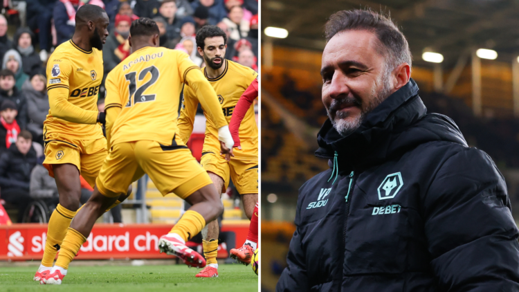 A split image of Emmanuel Agbadou (left) and Vitor Pereira (right).