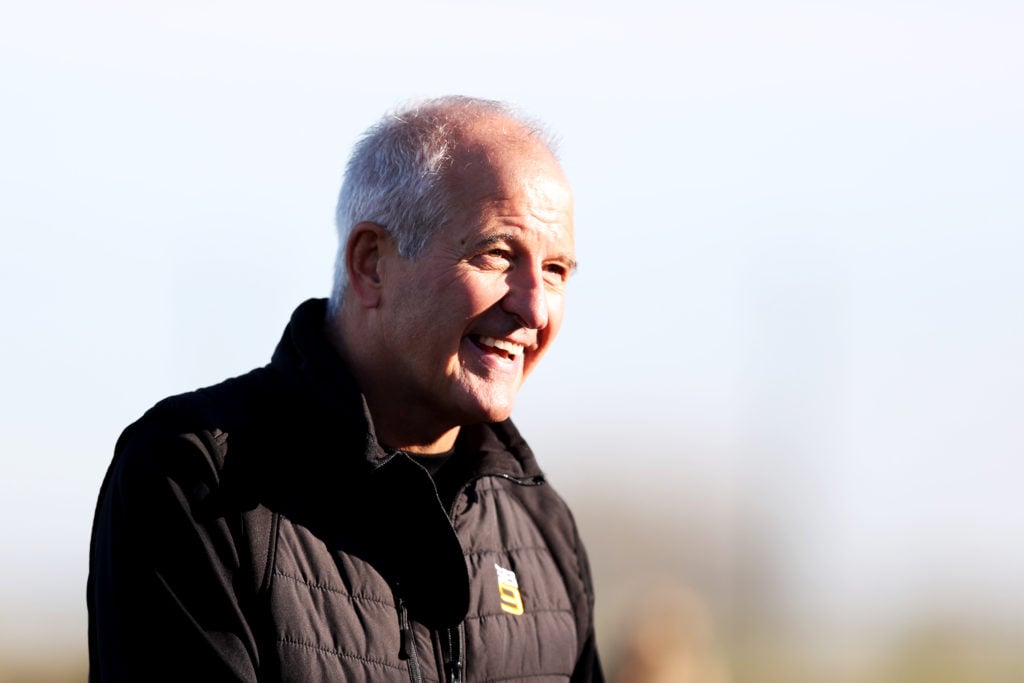 Wolves legend Steve Bull smiles.