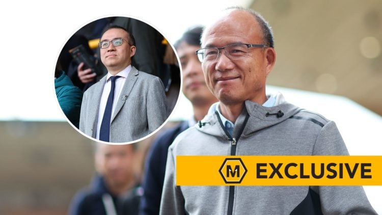 An image of Fosun (right) with an inset of Jeff Shi (circled) and an exclusive banner.