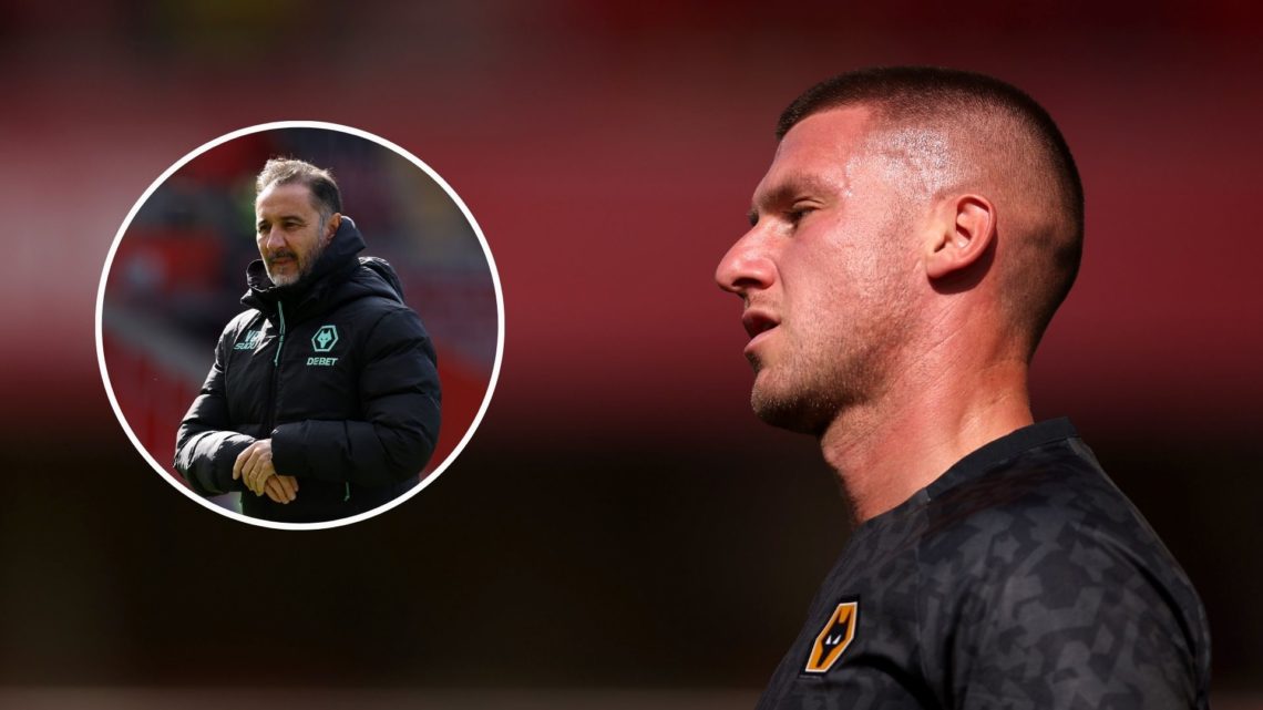 Sam Johnstone of Wolverhampton Wanderers warms up prior to the Premier League match between Nottingham Forest FC and Wolverhampton Wanderers FC at ...