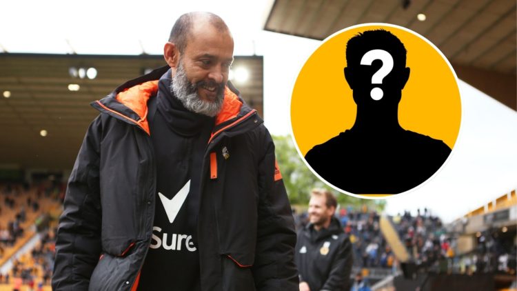 An image of Nuno Espirito Santo with a mystery player inset (circled).