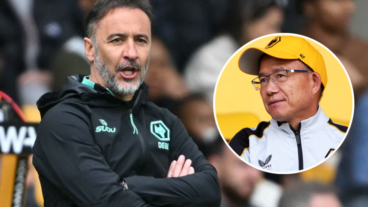 An image of Vitor Pereira (left) with Fosun (right, circled).
