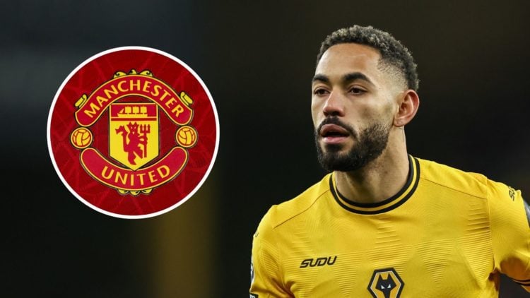 Wolverhampton Wanderers' Matheus Cunha during the Premier League match between Wolverhampton Wanderers FC and Fulham FC at Molineux. Inset, A detai...