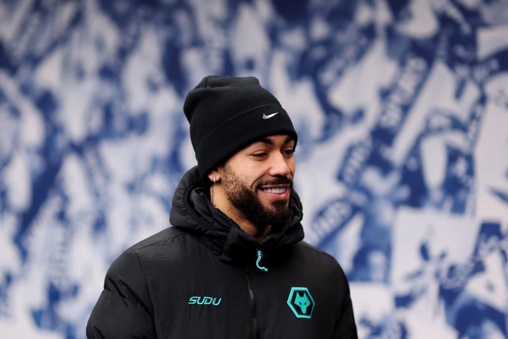 Matheus Cunha ahead of Tottenham Hotspur FC v Wolverhampton Wanderers FC - Premier League