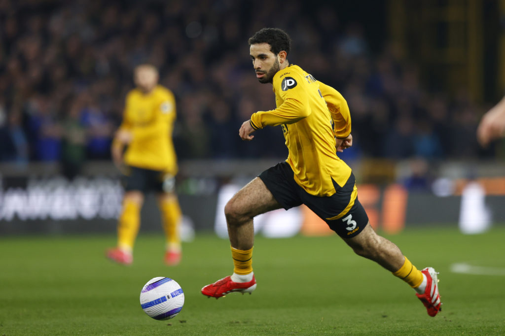 Rayan Ait-Nouri during Wolves vs Everton