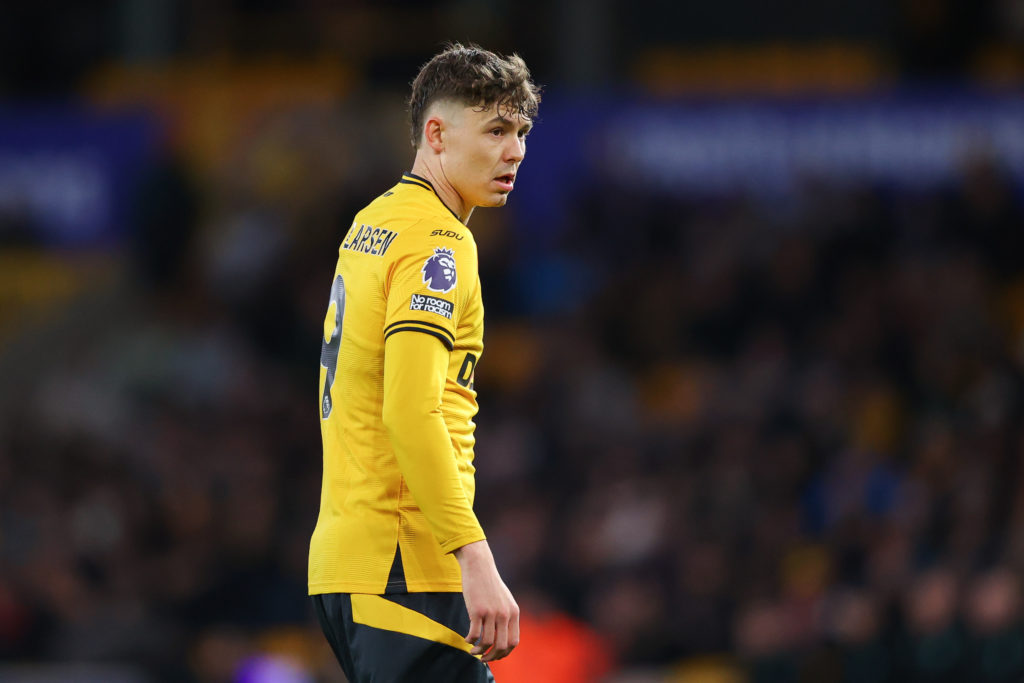 Jorgen Strand Larsen during Wolves vs West Ham