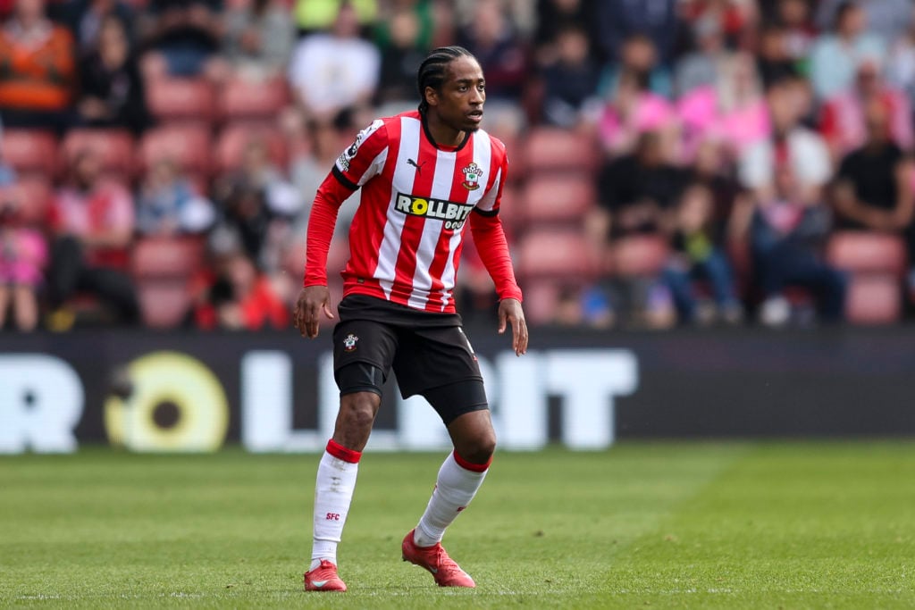 Kyle Walker-Peters during Southampton v Aston Villa