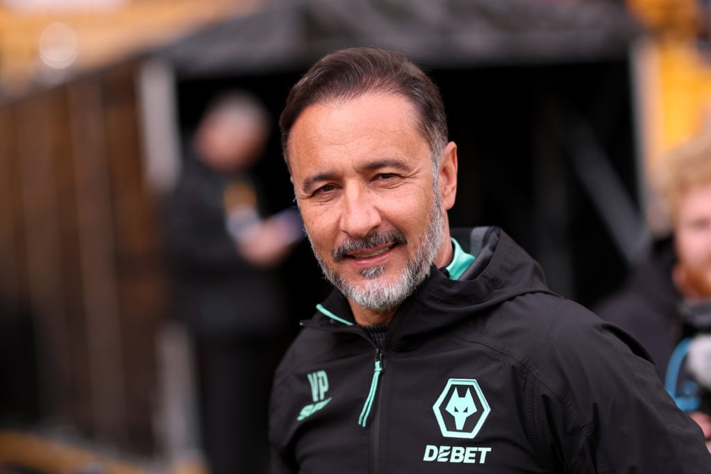 Wolves manager Vitor Pereira smiles.