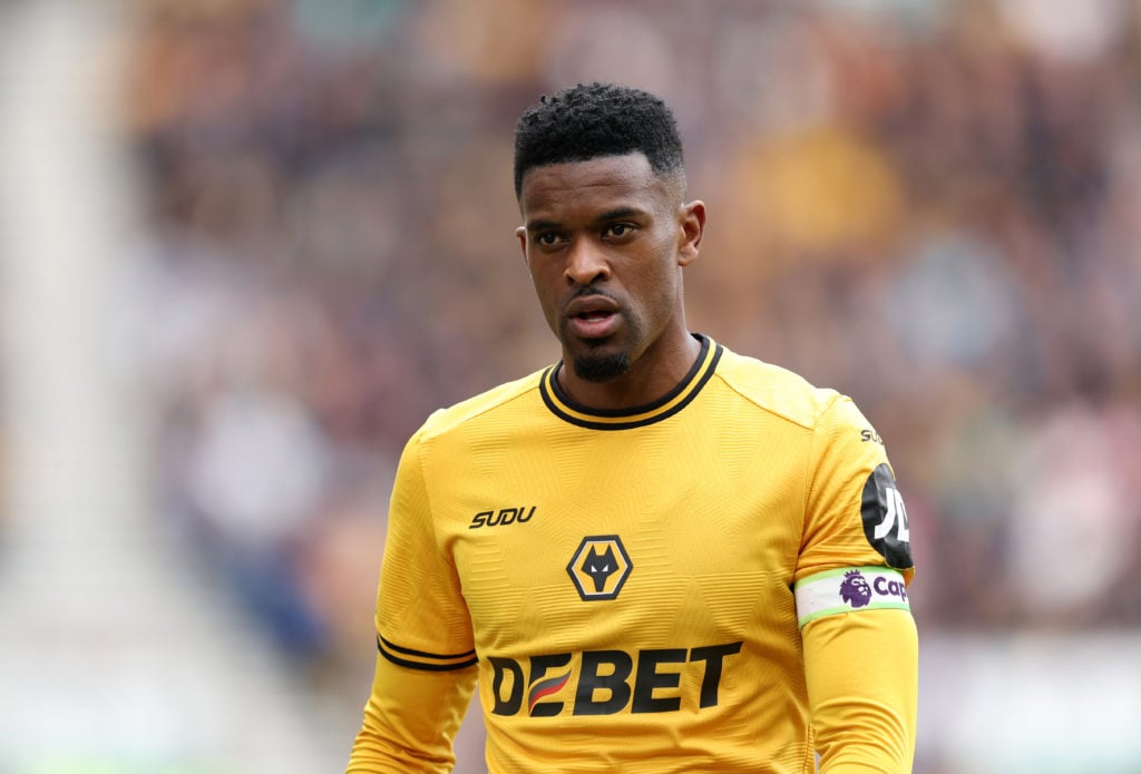 Nelson Semedo playing for Wolves.
