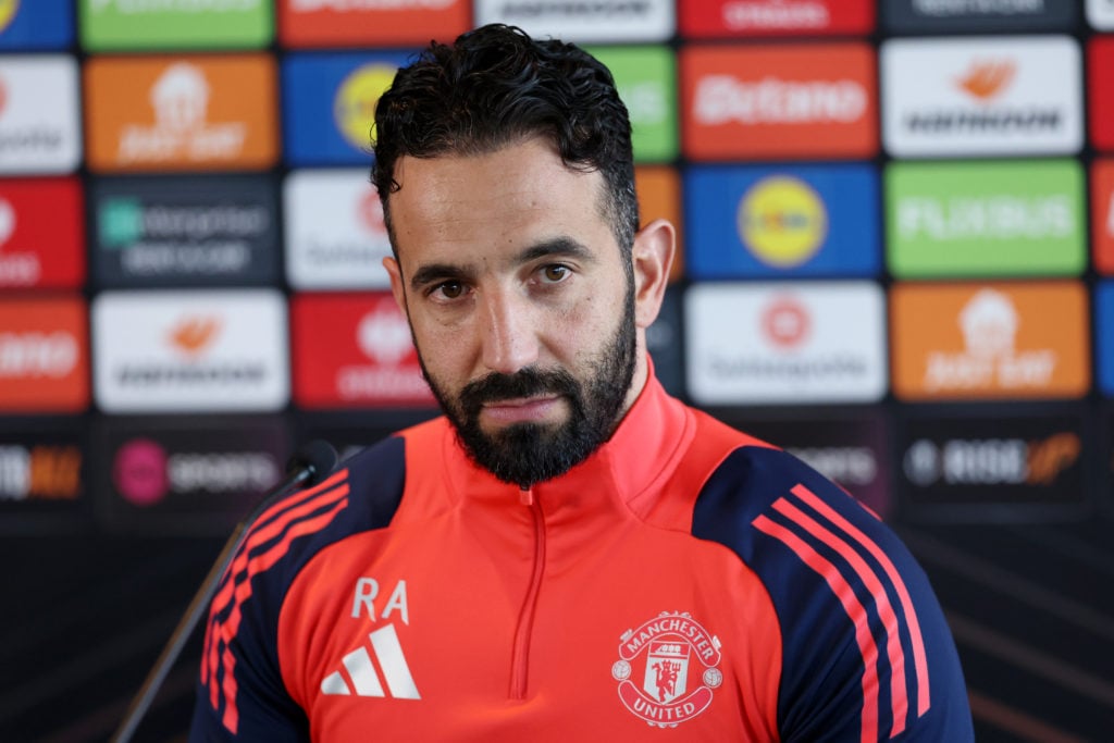 Manchester United Training Session And Press Conference - UEFA Europa League 2024/25 Quarter Final Second Leg