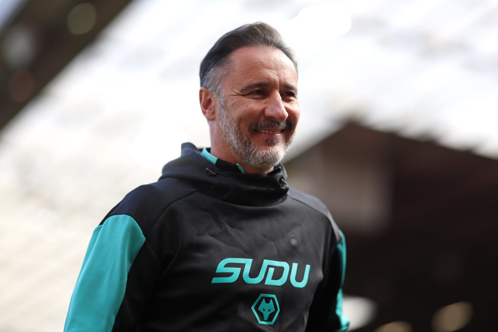 Wolves manager Vitor Pereira smiles.