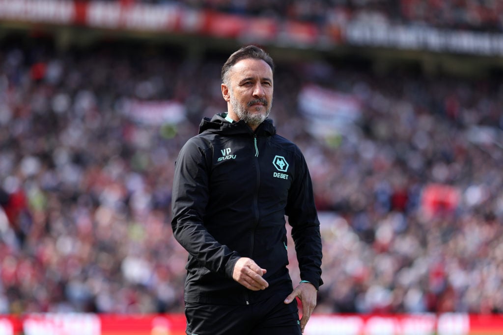 Wolves manager Vitor Pereira at Old Trafford.