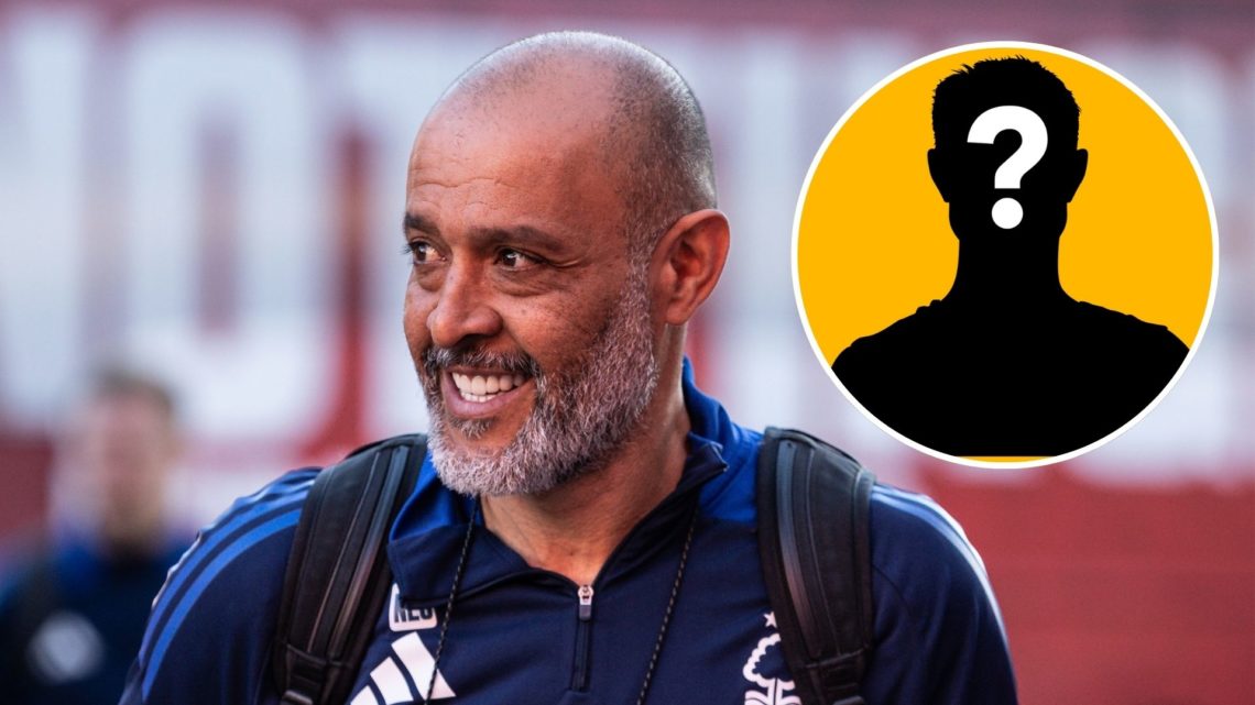 An image of Nuno Espirito Santo with a mystery player inset (circled).