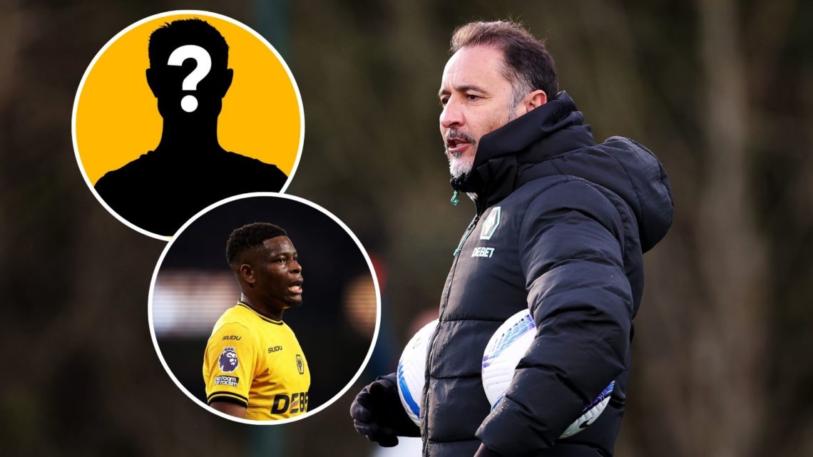 An image of Vitor Pereira with an inset of Marshall Munetsi and a mystery player (circled).